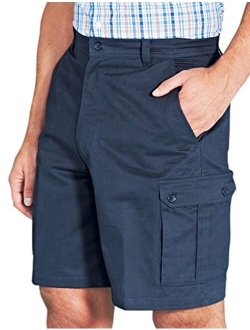 Chums | Mens | Cotton Cargo Shorts with Side Elastication |