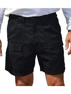 TROD Apparel Trod Men's Cargo Short with Side Pocket, 6" Inseam