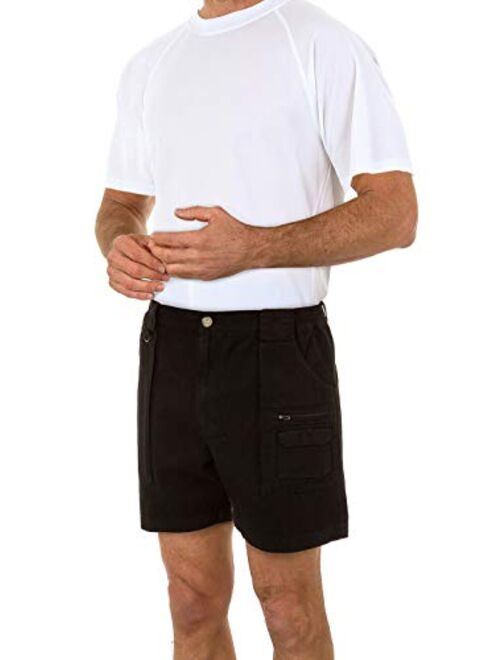 Beach Outfitters Men's Walking Hiker 100% Cotton Cargo Short, 4.5" Inseam