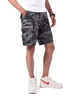 Backbone Mens Army Tactical Military BDU Camouflage Shorts Work Fishing Camping Casual Cargo Shorts