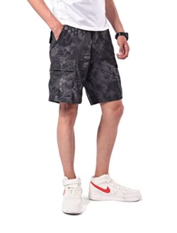 Backbone Mens Army Tactical Military BDU Camouflage Shorts Work Fishing Camping Casual Cargo Shorts