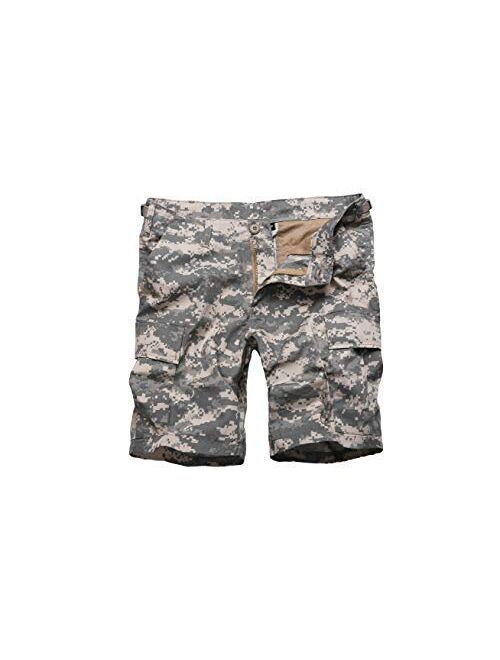 Backbone Mens Army Tactical Military BDU Camouflage Shorts Work Fishing Camping Casual Cargo Shorts