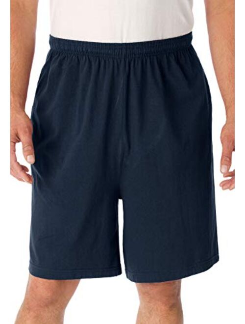 KingSize Men's Big & Tall Lightweight Jersey Shorts