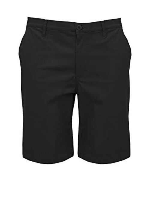 Fitscloth Mens Work Shorts Pants - Casual Stretch Cotton Twill Chino Slim Fit Multi Pocket Regular Big Sizes 30~46