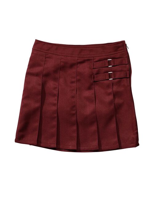 Girls 4-20 & Plus Size French Toast School Uniform 2-Buckle Solid Skort