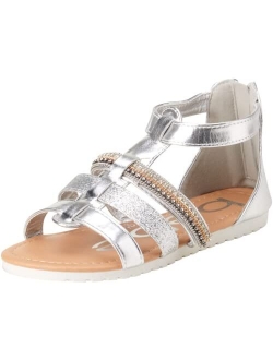 bebe Girls Sandals Rhinestone and Glitter Strap Gladiator Sandals (Little Girl/Big Girl)