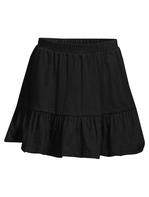 Girls 7-16 Lands' End Tiered Skort