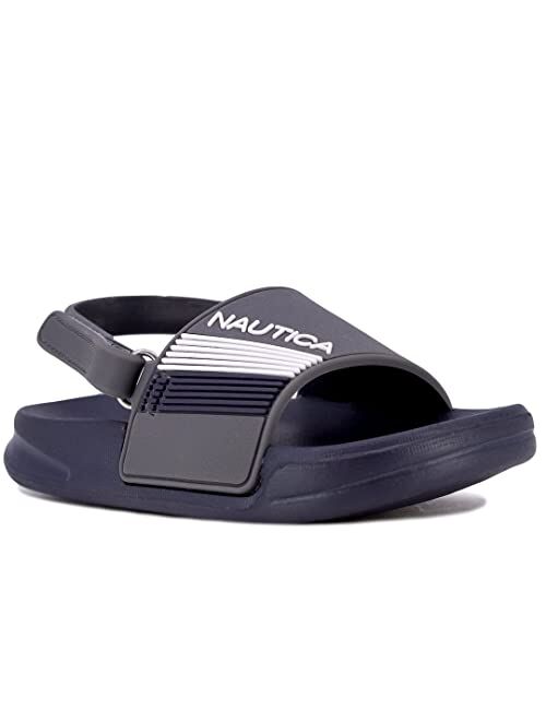 Nautica Kids Toddler-Infant Athletic Slide Pool Sandal |Boys - Girls|(Infant/Toddler/Little Kid)