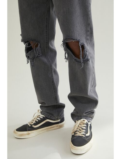 BDG 90s Slim Fit Shredded Jean Washed Grey