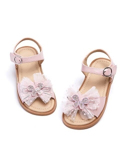 GINFIVE Toddler Girl Sandals Open Toe Sandals for Kids Little Girl Dress Shoes