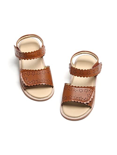 GINFIVE Toddler Girl Sandals Open Toe Sandals for Kids Little Girl Dress Shoes