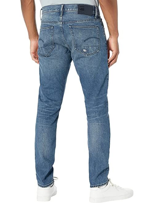 G-Star 3301 Slim Fit Jeans in Faded Cascade Restored