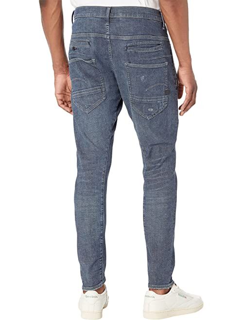 G-Star D-Staq 3-D Slim Fit Jeans in Faded Blues Restored