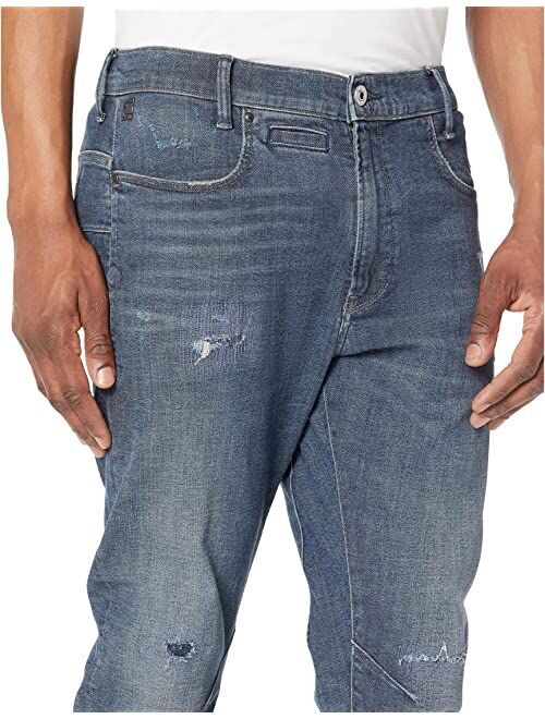 G-Star D-Staq 3-D Slim Fit Jeans in Faded Blues Restored