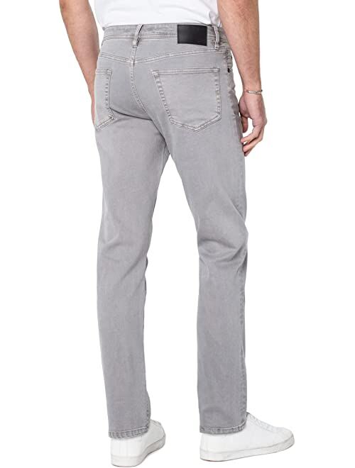 Liverpool Regent Relaxed Straight Colored Jeans in Ash Grey