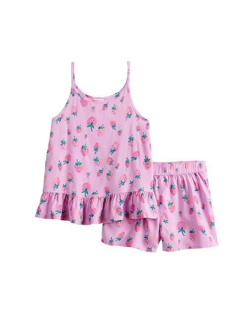 Toddler Girl Jumping Beans Peplum Tank & Shorts Set