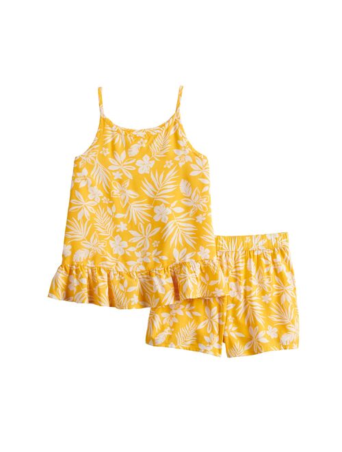 Toddler Girl Jumping Beans Peplum Tank & Shorts Set