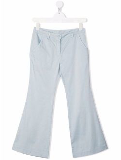 DONDUP KIDS TEEN flared chino trousers