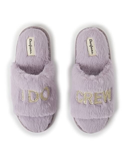 Women's Bride/Bridesmaid I Do & I Do Crew Giftable Wedding Slide Slipper