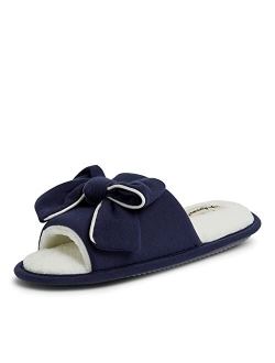 Women's Lydia Cozy Pajama Slide with Bow Slipper