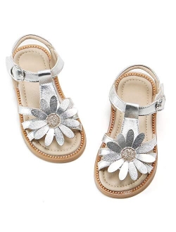 Kiderence Toddler Girl Sandals Open Toe Sandals for Kids Little Girl Summer Sandals