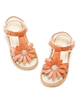 Kiderence Toddler Girl Sandals Open Toe Sandals for Kids Little Girl Summer Sandals