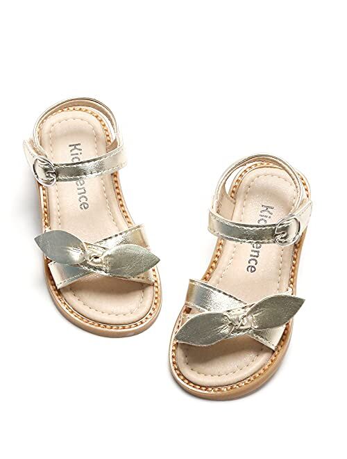 Kiderence Toddler Girl Sandals Open Toe Sandals for Kids Little Girl Summer Sandals