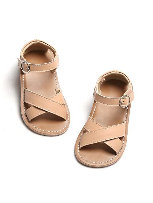 Kiderence Toddler Girl Sandals Open Toe Sandals for Kids Little Girl Summer Sandals