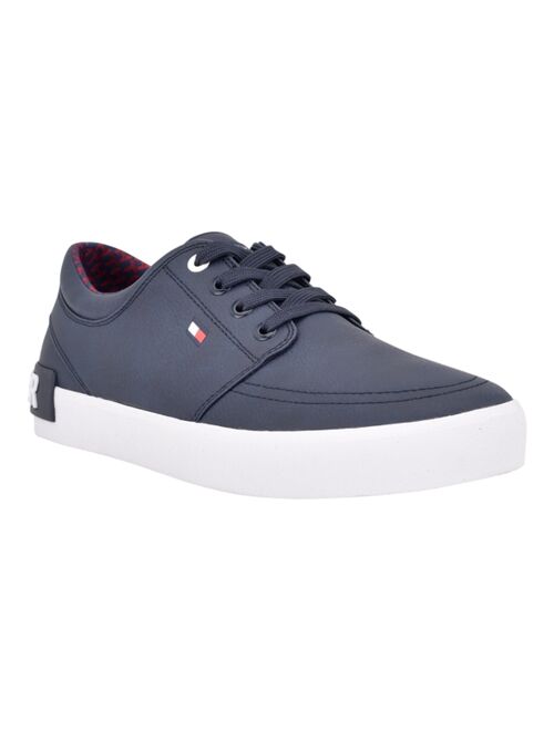 Tommy Hilfiger Men's Rexin Lace Up Low Top Sneakers