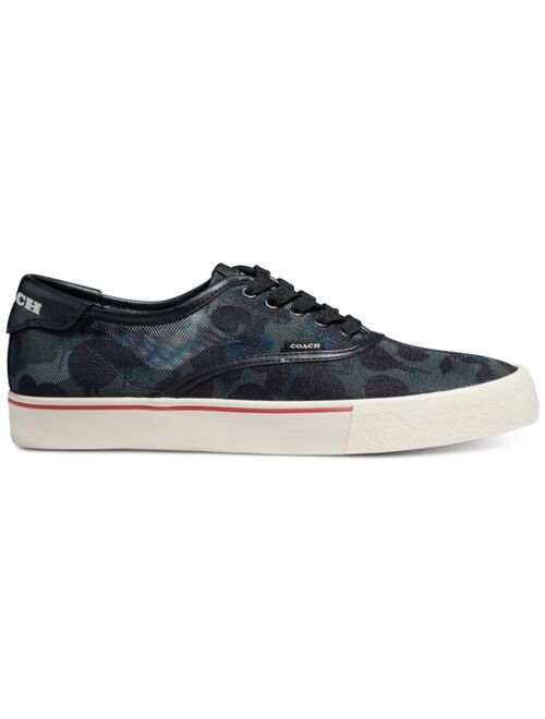 COACH Men's Mesh Lace Up Skate Sneaker