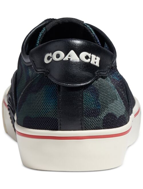 COACH Men's Mesh Lace Up Skate Sneaker