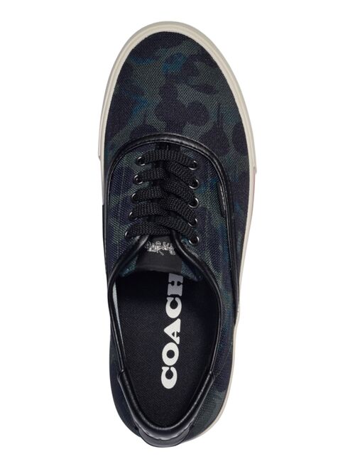 COACH Men's Mesh Lace Up Skate Sneaker