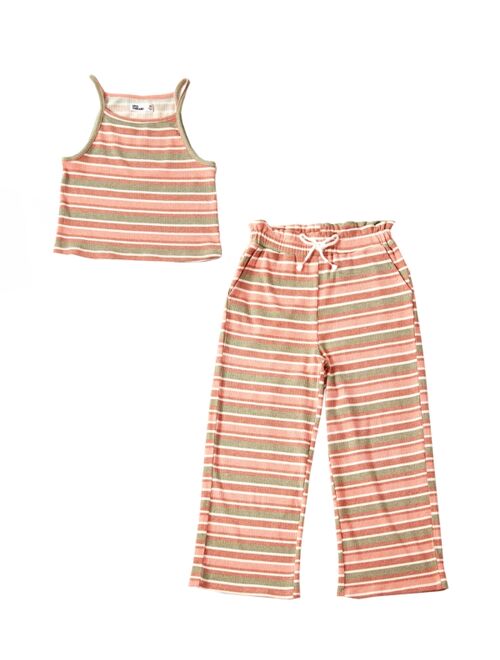 Epic Threads Big Girls Stripe Culottes Set, 2 Piece