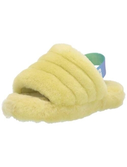 Unisex-Child K Fluff Yeah Pixelate Slipper