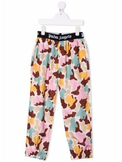 Kids camouflage track pants