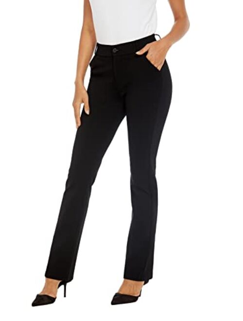 Buy Ichosy Womens Ease Into Comfort Barely Bootcut Stretch Dress Pants Online Topofstyle