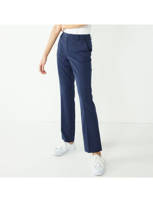 Women's Nine West Magic Waist Barely Bootcut Pants