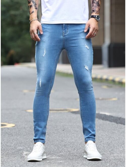 Shein Men Ripped Skinny Jeans