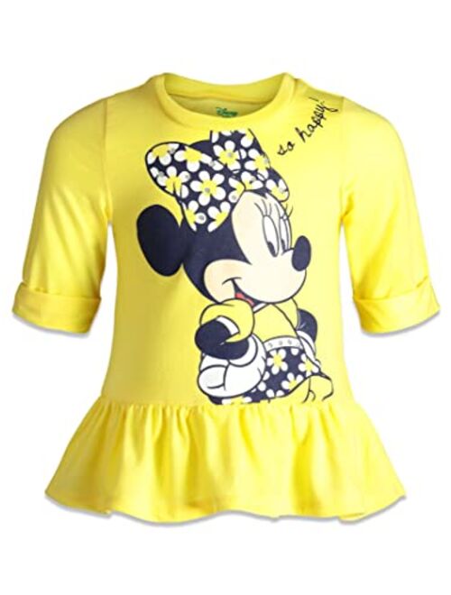 Disney Minnie Mouse Girls short sleeve T-Shirt & Legging 7-8