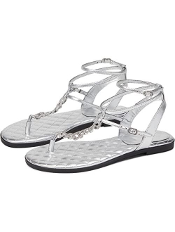 Brighti T-Strap Design With Chain Link Sandal