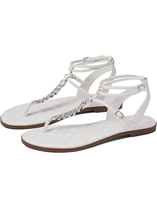 GUESS Brighti T-Strap Design With Chain Link Sandal