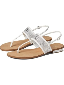 Cadynae Adjustable Buckle T-Strap Sandal