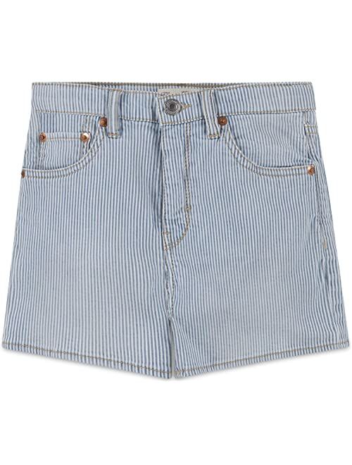 Levi's Kids High-Rise Denim Shorty Shorts (Big Kids)