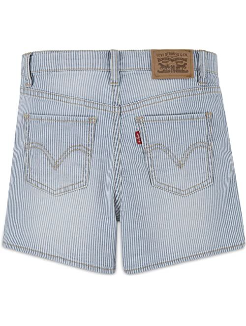 Levi's Kids High-Rise Denim Shorty Shorts (Big Kids)