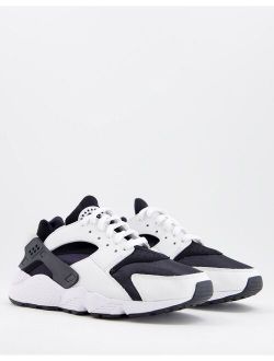 Air Huarache sneakers in black and white