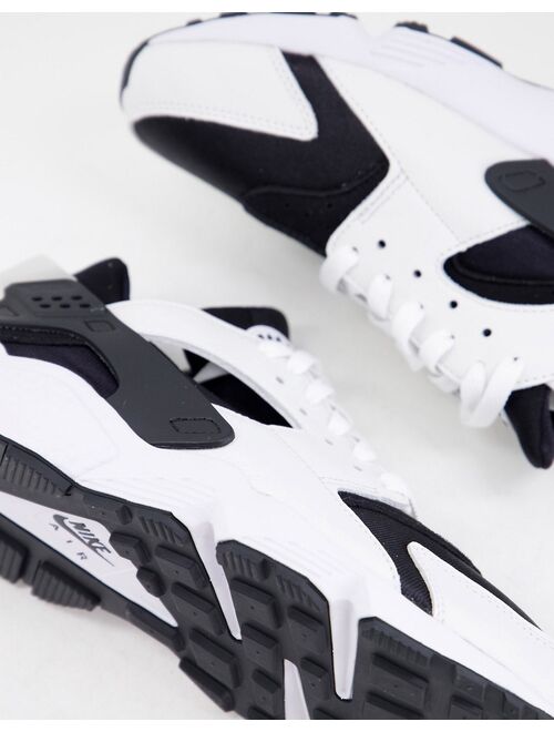 Nike Air Huarache sneakers in black and white