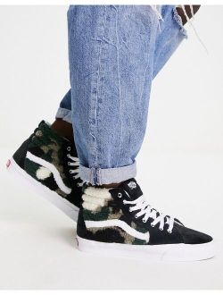 SK8-Hi Sherpa sneakers in camo