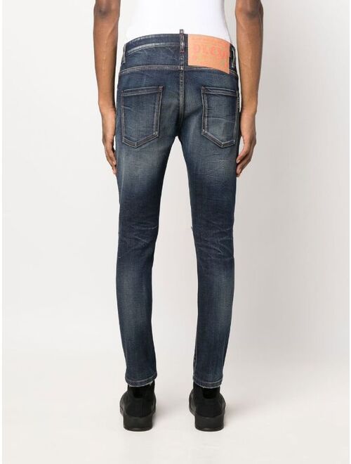 Philipp Plein distressed skinny-cut jeans