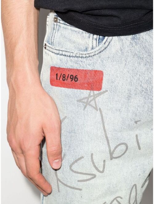 Ksubi Chitch Flyer Trashed slim leg jeans