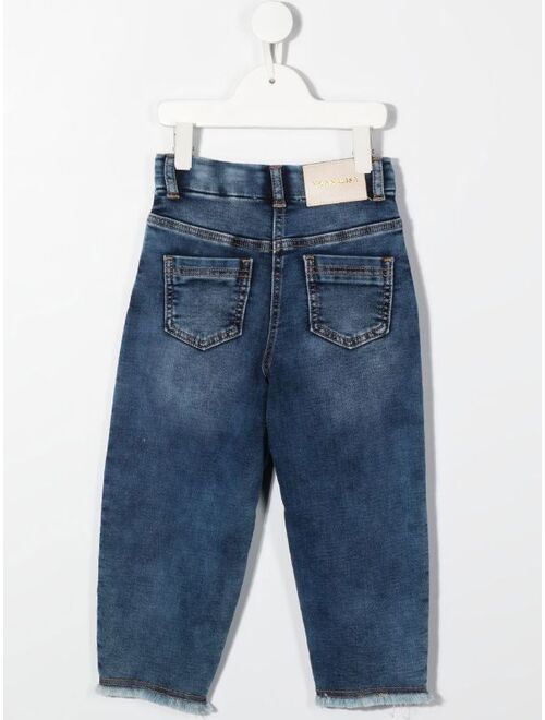 Monnalisa Mid-rise Tapered Jeans